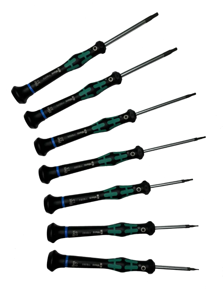 Wera 05345273001 2054/7 ElectronicS Hexagon Screwdriver Hex-Plus Set