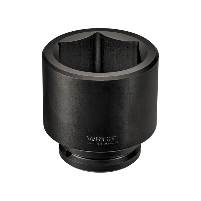 Wright 1-1/2" Drive 6 Point Standard Metric Impact Socket - 55mm