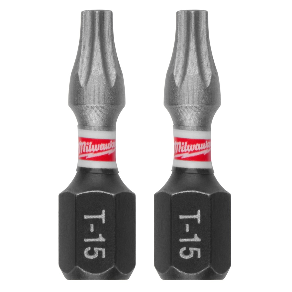 Milwaukee 48-32-4734 SHOCKWAVE™ Impact Duty 1" TORX® T15 Insert Bits Bulk 25