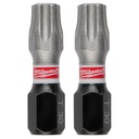 Milwaukee 48-32-4637 SHOCKWAVE™ Impact Duty 1" TORX® T30 Insert Bits (5 PK)