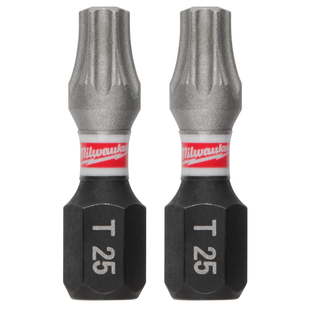 Milwaukee 48-32-4636 SHOCKWAVE™ Impact Duty 1" TORX® T25 Insert Bits (5 PK)