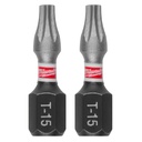 Milwaukee 48-32-4628 SHOCKWAVE™ Impact Duty 1"TORX® T15 Insert Bits (5 PK)