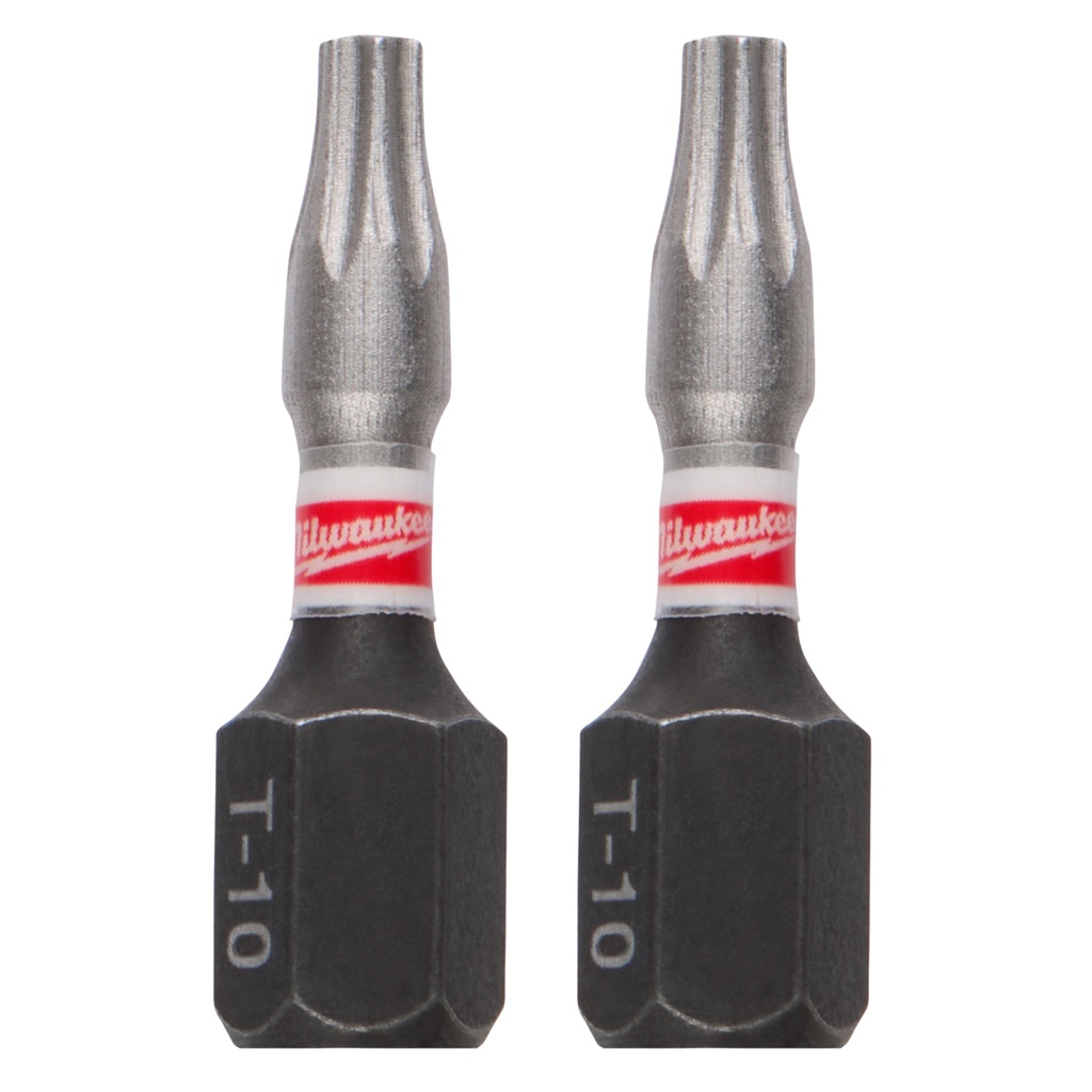Milwaukee 48-32-4627 SHOCKWAVE™ Impact Duty 1"TORX® T10 Insert Bits (5 PK)