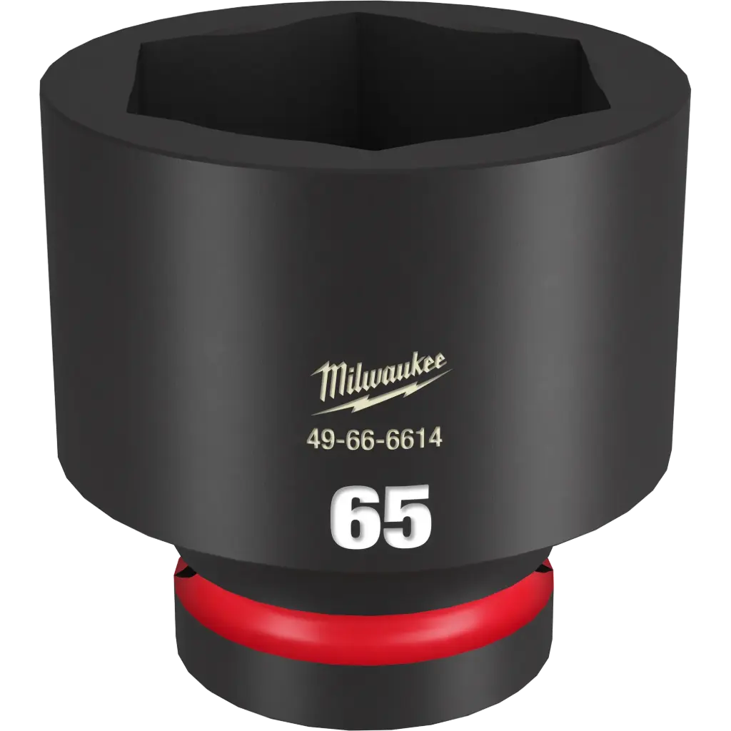 Milwaukee 49-66-6614 SHOCKWAVE™ Impact Duty 1" Drive 65MM Standard 6 Point Socket