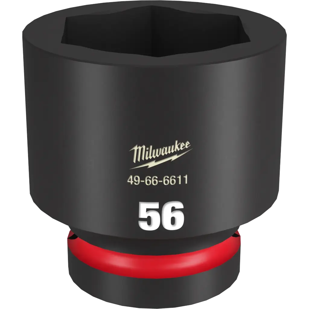 Milwaukee 49-66-6611 SHOCKWAVE™ Impact Duty 1" Drive 56MM Standard 6 Point Socket