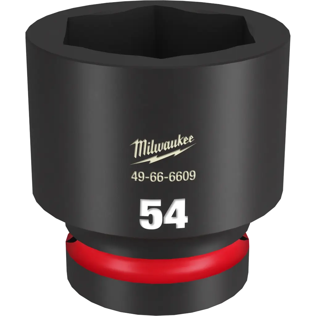 Milwaukee 49-66-6609 SHOCKWAVE™ Impact Duty 1" Drive 54MM Standard 6 Point Socket
