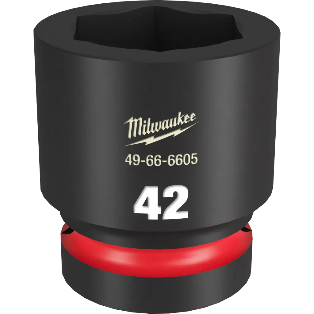 Milwaukee 49-66-6605 SHOCKWAVE™ Impact Duty 1" Drive 42MM Standard 6 Point Socket