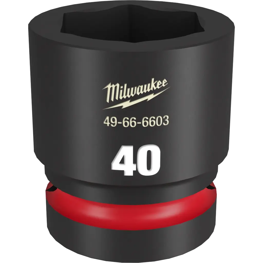 Milwaukee 49-66-6603 SHOCKWAVE™ Impact Duty 1" Drive 40MM Standard 6 Point Socket
