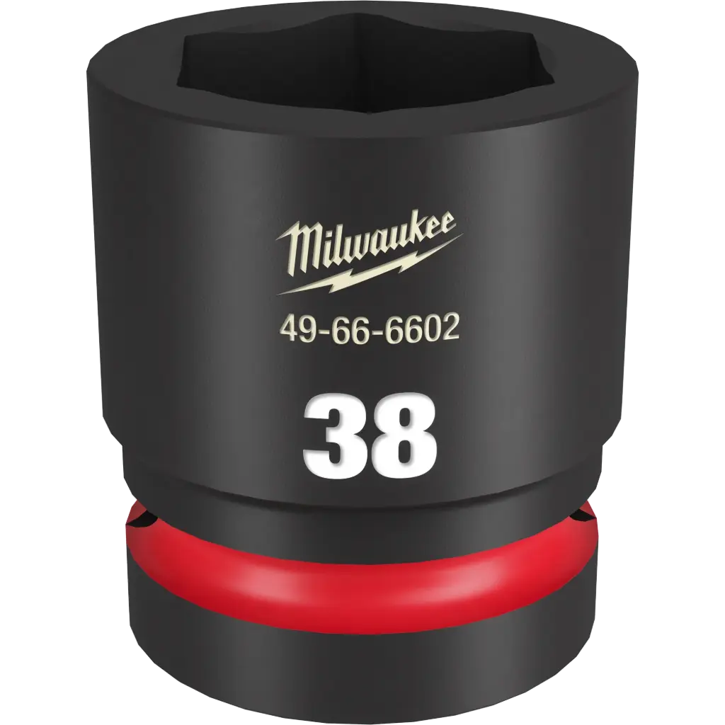 Milwaukee 49-66-6602 SHOCKWAVE™ Impact Duty 1" Drive 38MM Standard 6 Point Socket