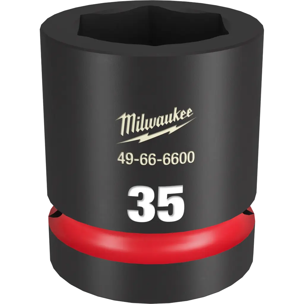 Milwaukee 49-66-6600 SHOCKWAVE™ Impact Duty 1" Drive 35MM Standard 6 Point Socket