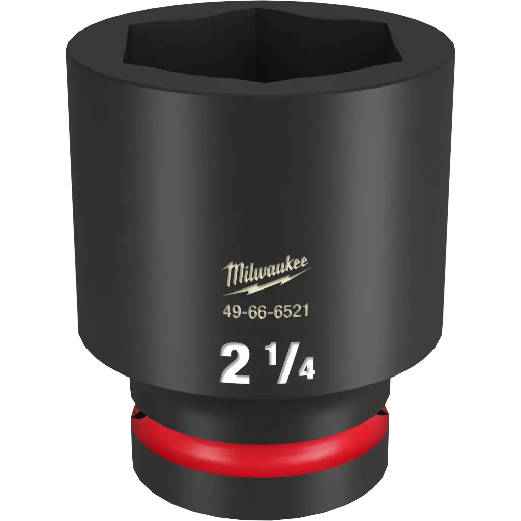 Milwaukee 49-66-6521 SHOCKWAVE™ Impact Duty 1" Drive 2-1/4" Deep 6 Point Socket