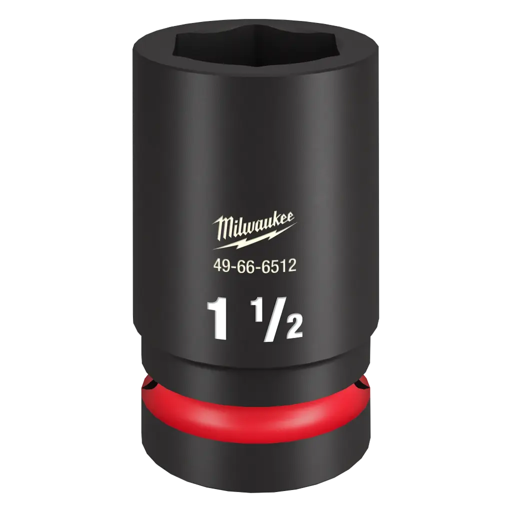 Milwaukee 49-66-6512 SHOCKWAVE™ Impact Duty 1" Drive 1-1/2" Deep 6 Point Socket