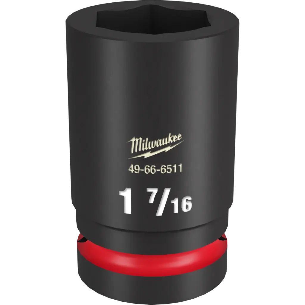 Milwaukee 49-66-6511 SHOCKWAVE™ Impact Duty 1" Drive 1-7/16" Deep 6 Point Socket