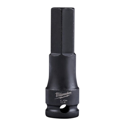 Milwaukee 49-66-5154 SHOCKWAVE™ Impact Duty 1/2" Lineman's 3/8" Drive Hex Bit Socket