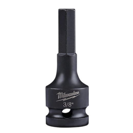 Milwaukee 49-66-5142 SHOCKWAVE™ Impact Duty Lineman's 1/2" Drive 3/8" Hex Bit Socket
