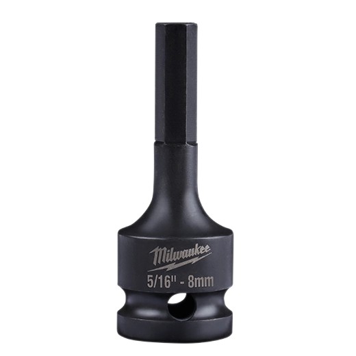 Milwaukee 49-66-5141 SHOCKWAVE Impact Duty™ Lineman's 1/2" Drive 5/16" - 8mm Hex Bit Socket
