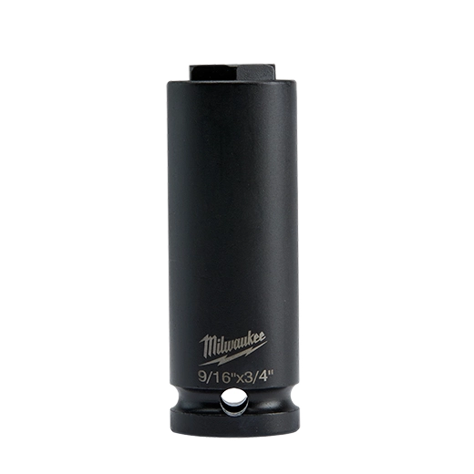 Milwaukee 49-66-5121 SHOCKWAVE™ Impact Duty 9/16" & 3/4" Lineman's 2-in-1 12 Point Socket