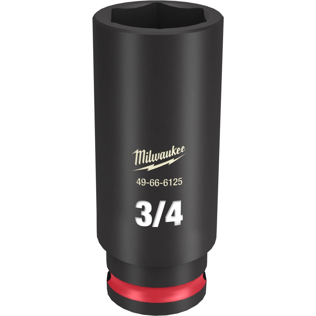 Milwaukee 49-66-6125 SHOCKWAVE™ Impact Duty 3/8" Drive 3/4" Deep 6 Point Socket