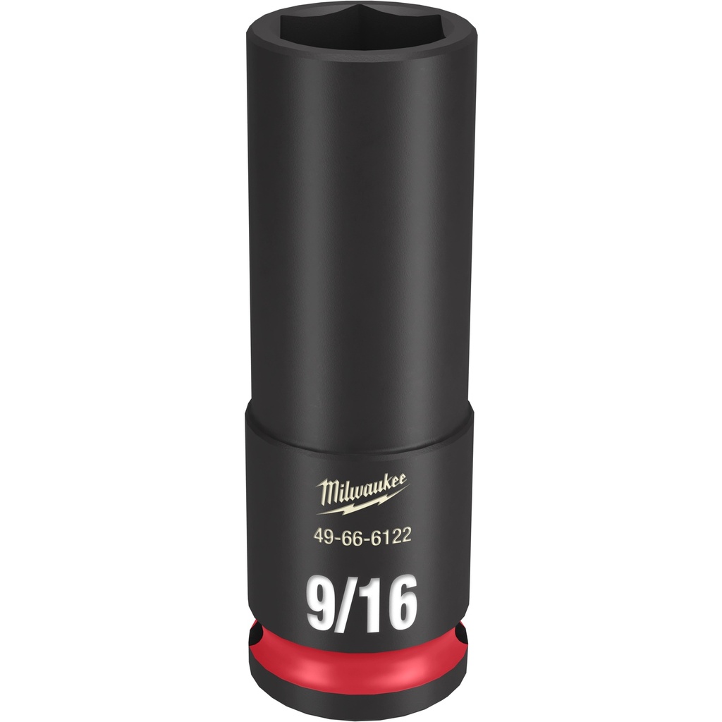 Milwaukee 49-66-6122 SHOCKWAVE™ Impact Duty 3/8" Drive 9/16" Deep 6 Point Socket