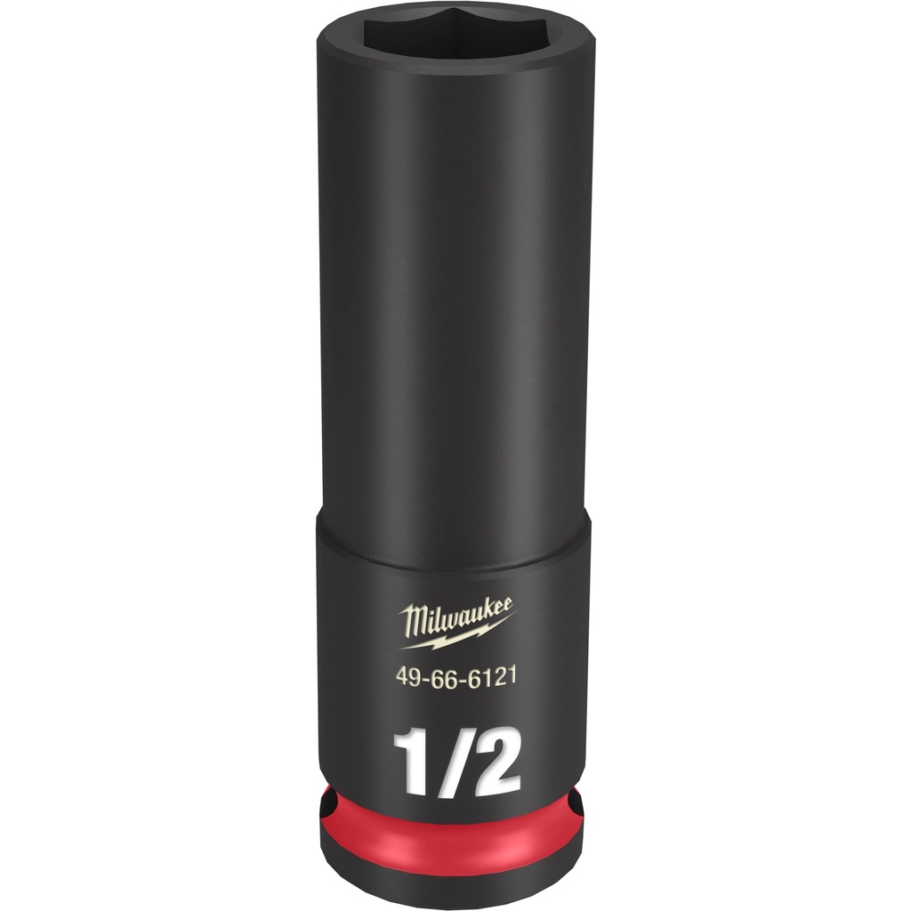 Milwaukee 49-66-6121 SHOCKWAVE™ Impact Duty 3/8" Drive 1/2" Deep 6 Point Socket