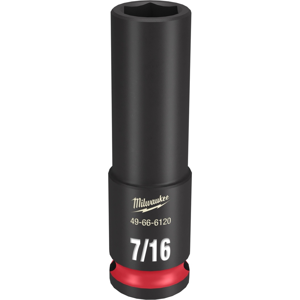Milwaukee 49-66-6120 SHOCKWAVE™ Impact Duty 3/8" Drive 7/16" Deep 6 Point Socket