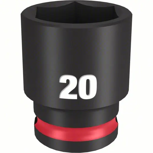 Milwaukee 49-66-6737 SHOCKWAVE™ Impact Duty 3/8" Drive 20MM Standard 6 Point Socket