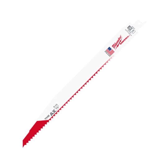 Milwaukee 48-00-5027 12" 5 TPI AX™ SAWZALL® Blade for Wood with Nails (5 PK)