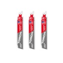 Milwaukee 48-00-5351 6" 10 TPI TORCH™ with Carbide Teeth SAWZALL® Blade for Conduit and Strut (3 PK)