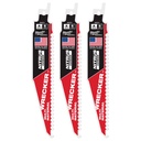 Milwaukee 48-00-5371 6" WRECKER™ with NITRUS™ Carbide SAWZALL® Blade for Multi-Material (3 PK)