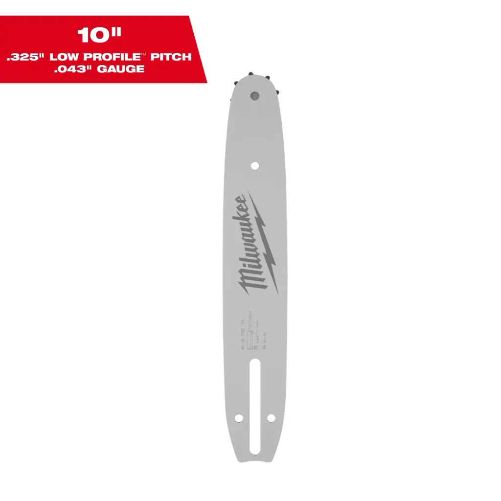 Milwaukee 49-16-2760 10" .325" LOW PROFILE™ Pitch, .043" Gauge Guide Bar