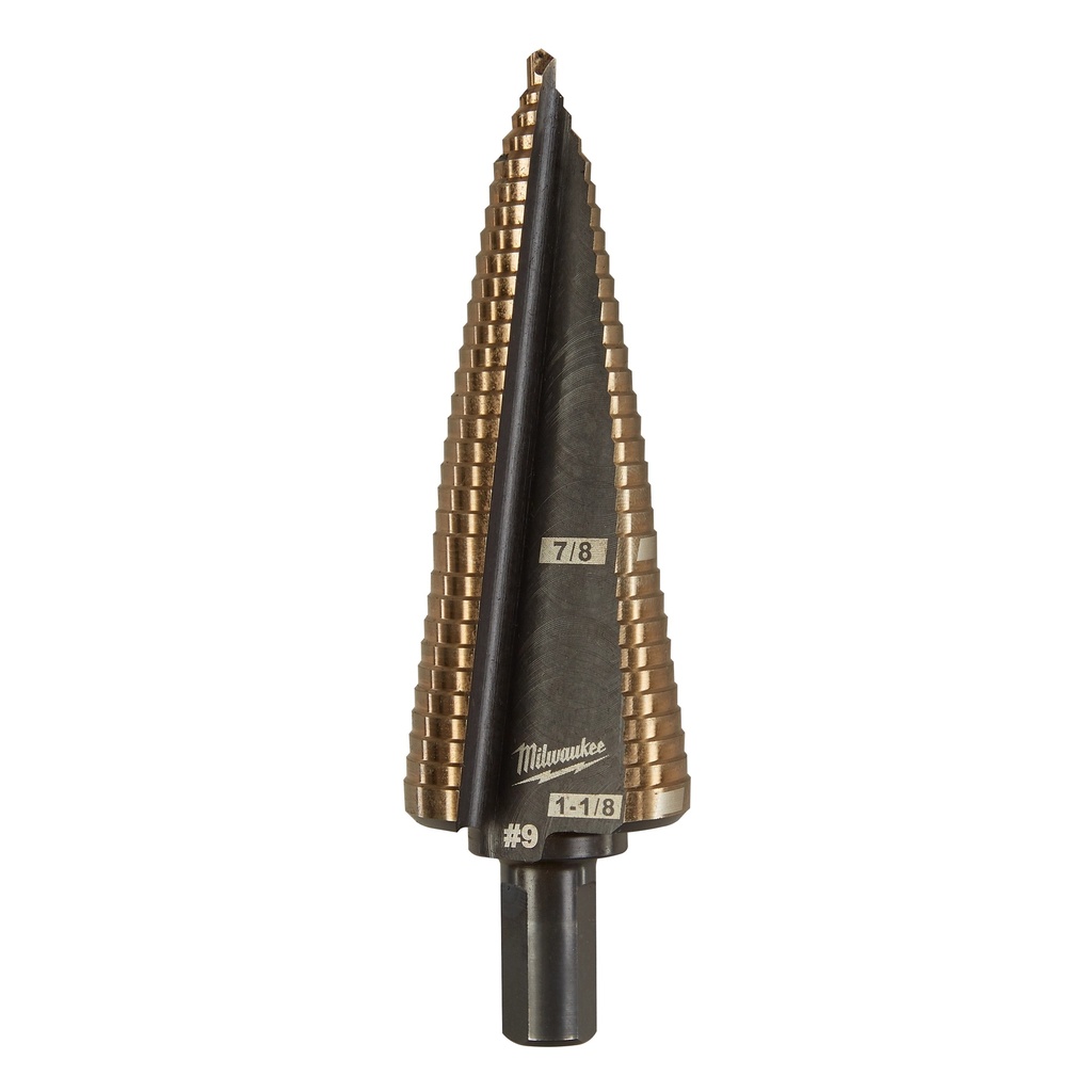 Milwaukee 48-89-9289 Cobalt Step Drill Bit #9 (7/8-1-1/8")
