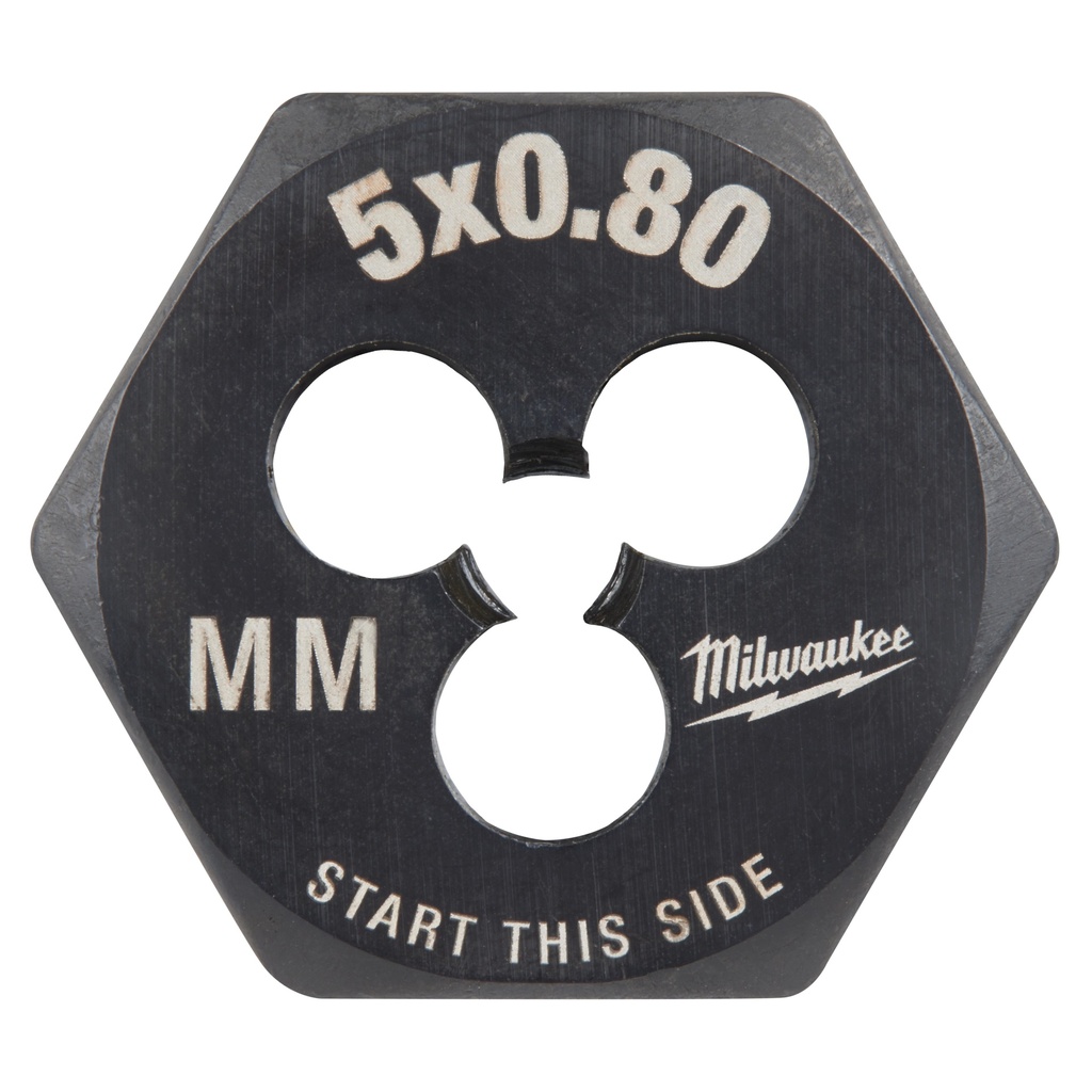 Milwaukee 49-57-5329 M5-0.80 mm 1-Inch Hex Threading Die