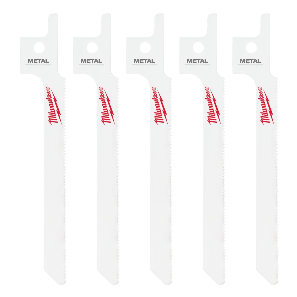 Milwaukee 49-00-5324 3-1/2" 24 TPI SAWZALL® Blade for Metal Scroll (5 PK)