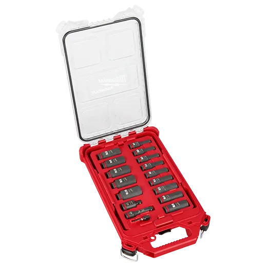 Milwaukee 49-66-6800 17PC SHOCKWAVE™ Impact Duty Socket 3/8” Drive SAE Set with PACKOUT™