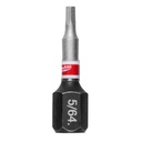 Milwaukee 48-32-4701 SHOCKWAVE™ Impact Duty 1" Hex 5/64" Insert Bits Bulk 25