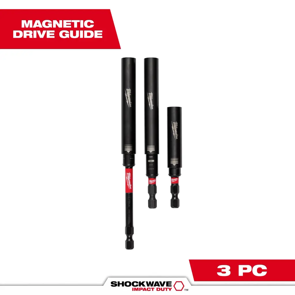 Milwaukee 48-32-4519 3PC SHOCKWAVE™ Impact Duty Magnetic Drive Guide Set