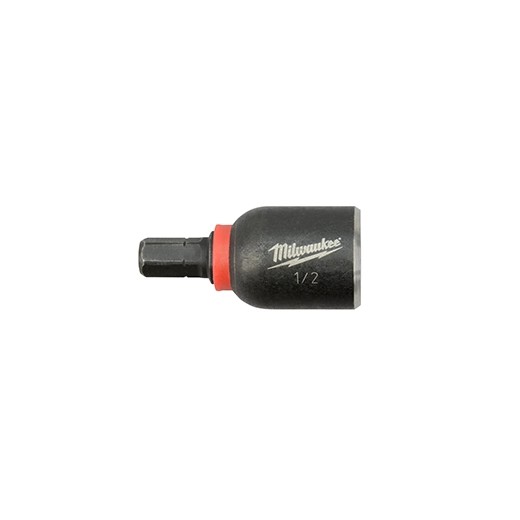 Milwaukee 49-66-4717 SHOCKWAVE™ Impact Duty 1/2” x 1" Insert Magnetic Nut Driver Bulk 10