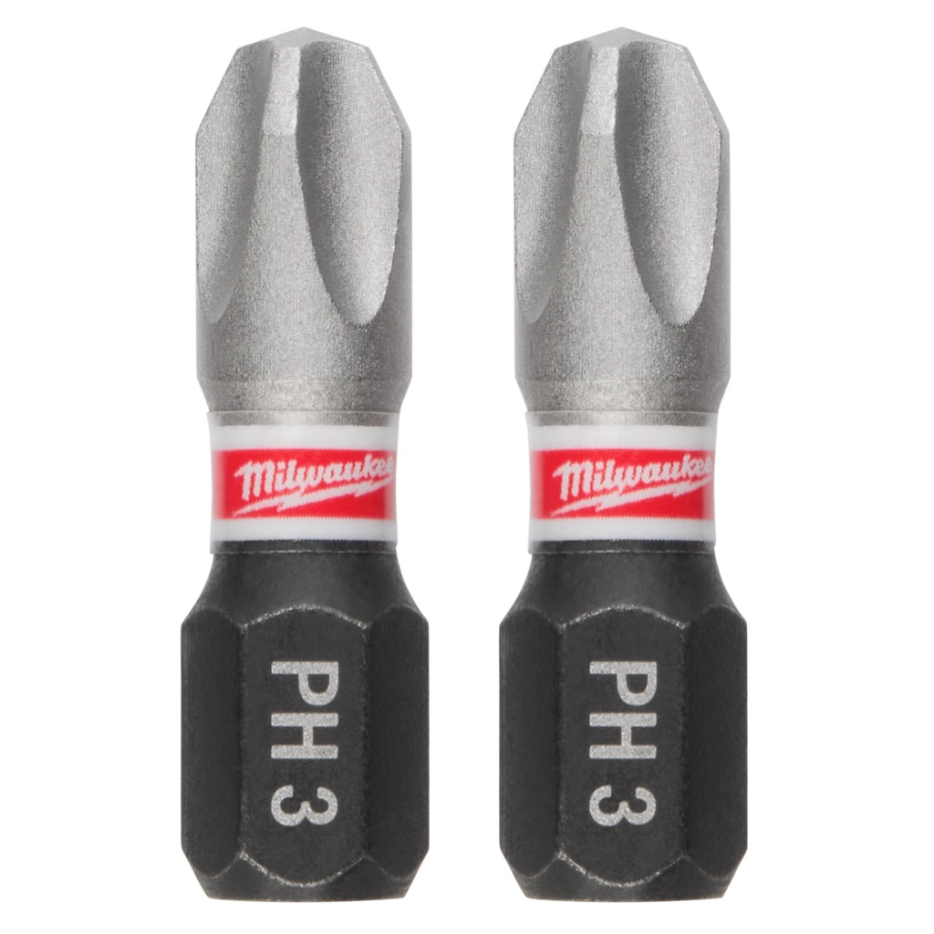 Milwaukee 48-32-4882 SHOCKWAVE™ Impact Duty 1" Phillips #3 Insert Bits Bulk 250