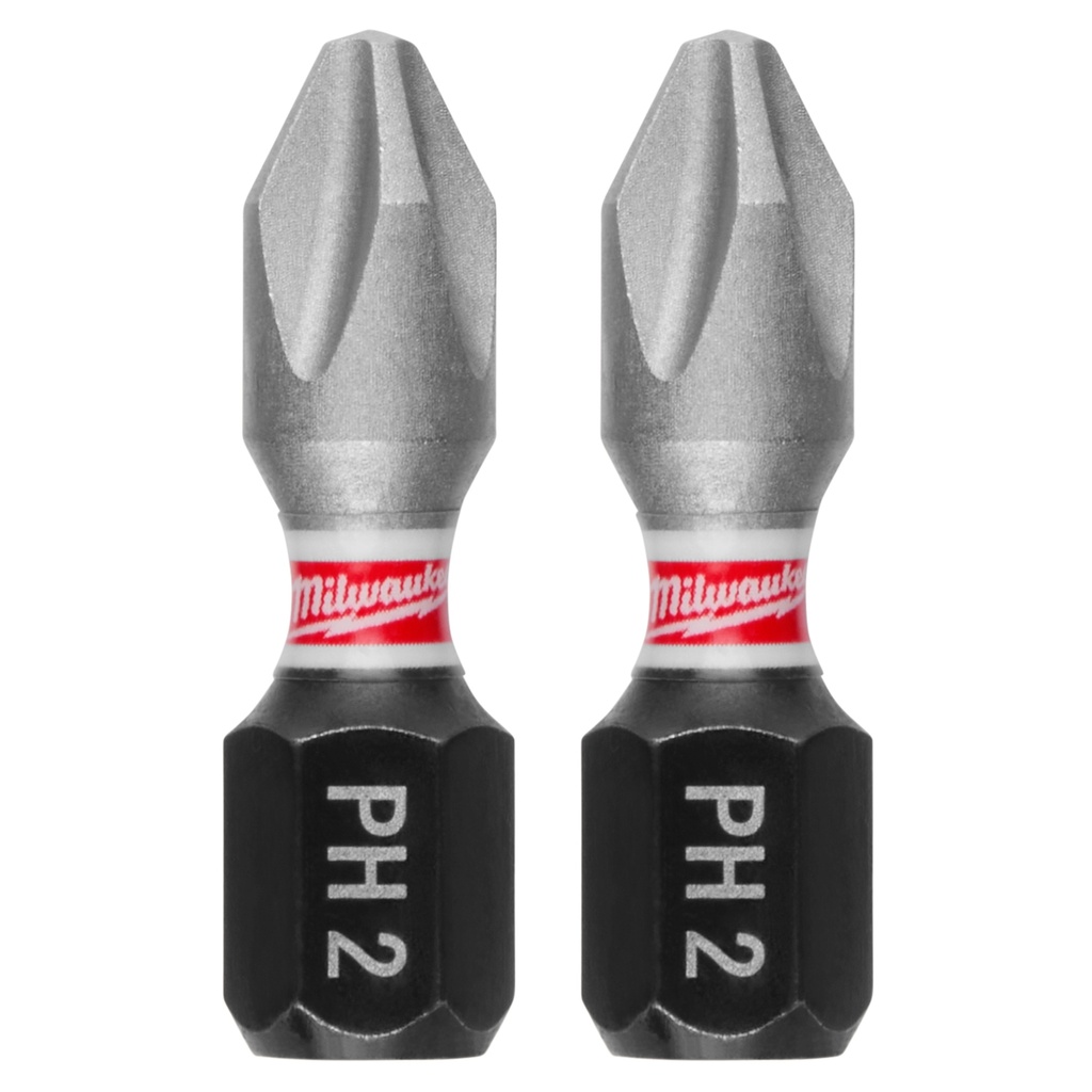 Milwaukee 48-32-4412 SHOCKWAVE™ Impact Duty 1" Phillips #2 Insert Bits