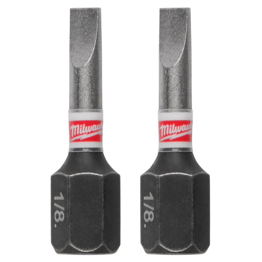 Milwaukee 48-32-4416 SHOCKWAVE™ Impact Duty 1" Slotted 1/8" Insert Bits (2 PK)