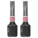 Milwaukee 48-32-4116 SHOCKWAVE™ Impact Duty 1" Slotted 1/8" Insert Bits (25 PK)