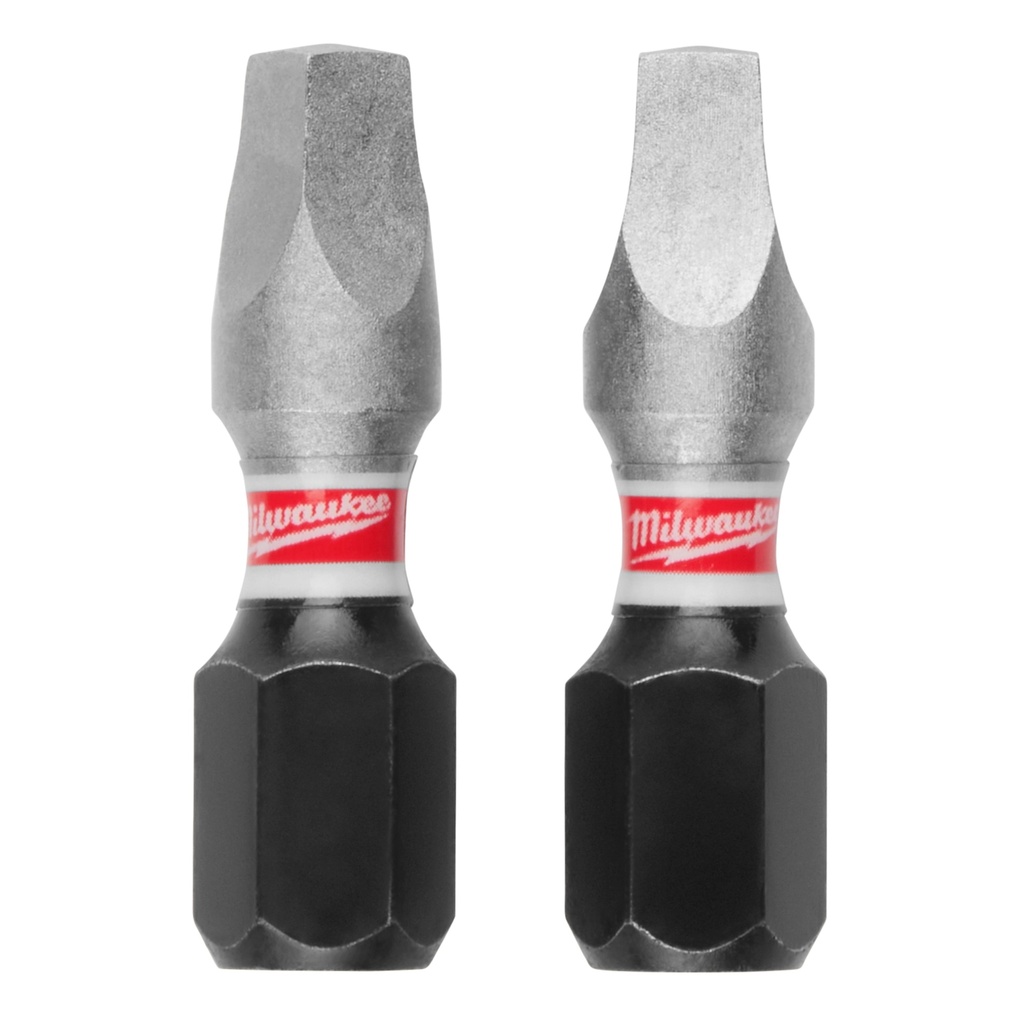 Milwaukee 48-32-4423 SHOCKWAVE™ Impact Duty 1" Square Recess #3 Insert Bits (2 PK)