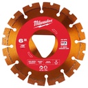 Milwaukee 49-93-7264 Orange 6” x .100” Diamond Blade for Green Concrete