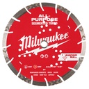 Milwaukee 49-93-7125 9" DIAMOND MAX™ All-Purpose Segmented Turbo Diamond Blade