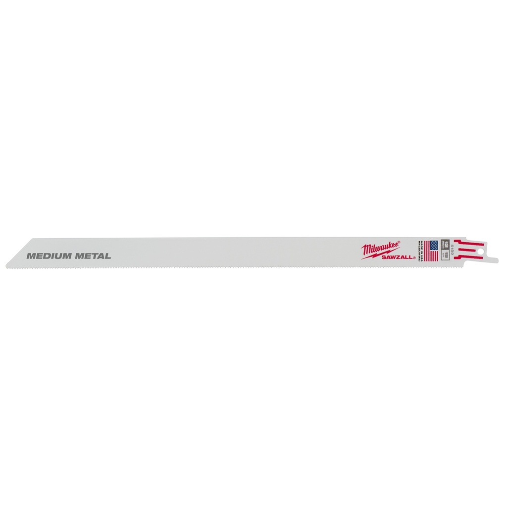 Milwaukee 48-01-2169 12" 18 TPI SAWZALL® Blade for Medium Metal Bulk 10