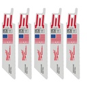 Milwaukee 48-00-5181 4" 14 TPI SAWZALL® Blade for Medium Metal (5 PK)