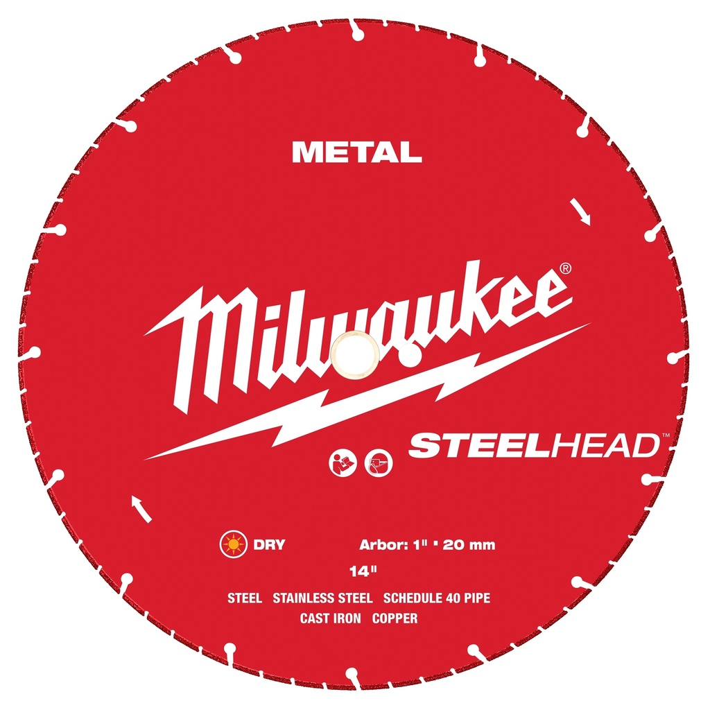 Milwaukee 49-93-7840 14” STEELHEAD™ Metal Cutting Diamond Blade