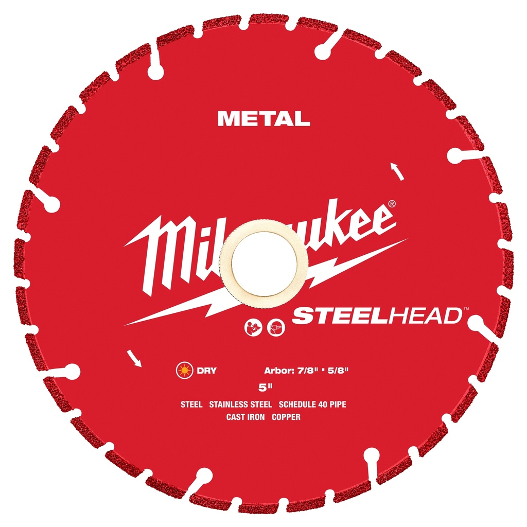 Milwaukee 49-93-7810 5” STEELHEAD™ Metal Cutting Diamond Blade