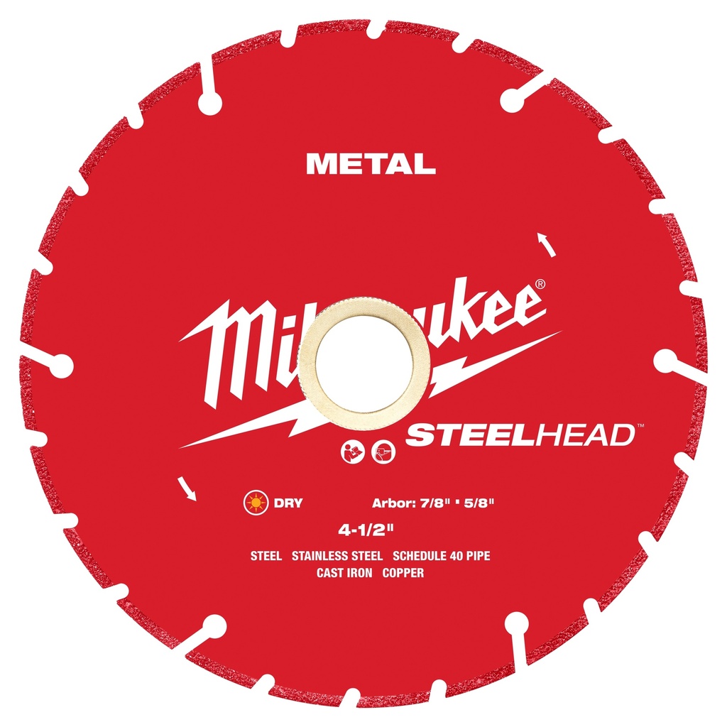 Milwaukee 49-93-7805 4-1/2” STEELHEAD™ Metal Cutting Diamond Blade