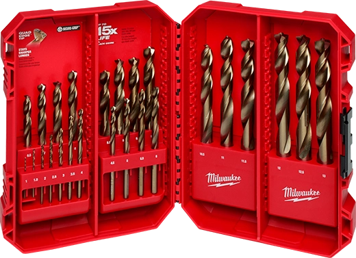 Milwaukee 48-89-2531 25PC RED HELIX™ Cobalt Metric Drill Bit Set